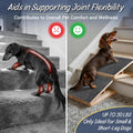 Dog Ramp for Stairs 2 Pack - Adjustable Wooden Stair Wedges for Small Dogs, Foldable Indoor Dog Stair Ramp with Triangul