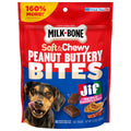 Milk-Bone Peanut Buttery Bites Soft Dog Treats with Real Peanut Butter & Bacon