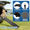 Dog Ramp for Car 71" X 17.6" Extra Long Folding Aluminum Pet Ramp for Large Dogs up to 250 LBS, Portable Waterproof Dog 