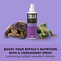 Zilla Vitamin Supplement Food Spray, Reptile Multivitamin, 8 Ounces