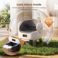 Automatic Litter Box Self Cleaning for Multiple Cats