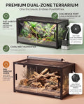 68 Gallon Reptile Tank, Reptile Enclosure Front Sliding Door