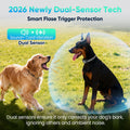 Dog Bark Collar for Large Medium Small Dogs, Effective No-Bark Collar, Smart Barking Collar, Rechargeable Bark Collar wi