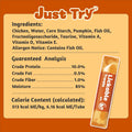 Just Try Pumpkin Lickable Cat Treats with Taurine, 20 Tubes