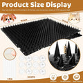 12Pack 16 x 13 Inch Scat Mat for Cats & Dogs, Cat Repellent Mat with Spikes