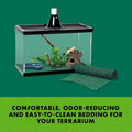 Zilla Reptile Terrarium Bedding Substrate Floor Liner, Green, 40BR/50G