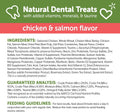 Whimzees Wellness Cat Dental Treats, Freshens Breath, Chicken and Salmon Flavor, 4.5 oz Bag (Pack of 2)