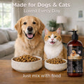 Omega-3 Fish Oil for Dogs & Cats – 2-Pack (16 fl oz Each) High-Potency Wild-Caught Fish Oil with 800 mg EPA + 525 mg DHA