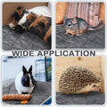 Clysee 4 Pack Self Heating Cat Pad Self Warming Dog Mat Reflects Body Heat Extra Warm Thermal Pet Pad Washable Dog Cat Bed Crate Bed Mat Blanket(Gray,16 x 20 Inch)