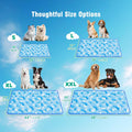 Dog Cooling Mat, Extra Large Cooling Dog Bed Mat for Indoor & Outdoor, Q-Max>0.5, Machine Washable Non-Toxic Portable Pe
