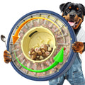 KADTC 5-60 Min Adjustable Slow Feeder Bowl for Fast Eaters, Spinning Dog Puzzle Feeder, Anti-Gulping Interactive Food Dispenser, 4-Cup Capacity, Mental Enrichment Treat Toy