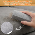 Yolev 2 Pcs Pet Hair Remover Grey Pumice Stone for Dog Cat Tool Fur Removal Cleaning Block Remover Stone for Car Interior Furniture Bedding Carpet（3.94 x 1.97 x 1.38in）