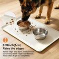 Large Pet Feeding Mat Spillproof Raised Edges Nonslip 24"x16"