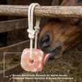 100% Organic Himalayan Salt Lick Provides Essential Minerals for Your Horse/Livestock. This 4.4 lbs Natural Pink Salt Bl