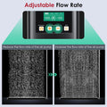 hygger Aquarium Bubble Bar, 9.8" Ultra-Fine Quiet Fish Tank Bubble Wall