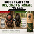 Rhino Wax Trail Paw Wax for Dog Hiking, Rocks, Trails & Rough Terrain