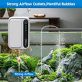 Aquarium Air Pump Rechargeable Aerator for Bait Bucket, Portable Battery Powered Air Pump for Aquarium, Fish Tank Air Pu