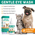 Dog Eye Drops, Eye Infection Treatment for Dogs and Cats, Soothe Infection & Allergy, Relieve Dry, Pink & Minor Irritated Eyes, Pet Tear Stain Remover & Eyes Cleaner, 100ml