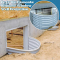 Vercraft 39"L x 16"W Outside Window Well Covers with Mounting Clip