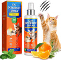 Cat Deterrent Spray for Furniture Protection, Anti Scratch and Urine Marking, Plant-Based Safe Formula for Indoor & Outd