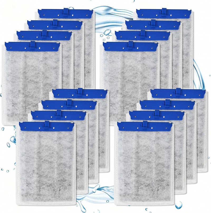 16PCS Large Filter Cartridge for Tetra Whisper Bio-Bag Filter