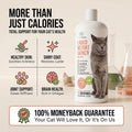 Liquid Cat Weight Gainer 16oz - High Calorie Cat Food Appetite Stimulant - Weight Gain for Cats Appetite Stimulant – Hig