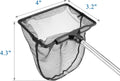 Lpraer Aquarium Fish Net with Extendable Stainless Steel Long Handle Fine Mesh Net for Fish Tank