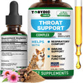 Tobydic Dry & Wet Kennel Cough Natural Relief for Dogs and Cats - Herbal Treatment Support Helps to Soothe Throat & Respiratory Trachea Comfort Supplement for Pets - Made in USA
