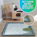 Dog Pee Pad Holder - Fits Up to 36” x 36” Pee Pad - 1 Pack - Grey