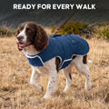 KYEESE Dog Coat Warm Pet Winter Coat with Leash Hole Waterproof Dogs Jacket with Fleece Lined Soft Pet Sweater for Cold Weather Windproof Dog Puffer Coats for Small Dogs Thick Pets Clothes with Pocket