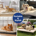 Low-Profile Dog Pad Mat for Medium Small Dogs, Washable Ultra Soft Dog Crate Mat, High Density Foam Pet Beds for Indoor 