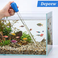 27.7in Extra Long Turkey Baster for Aquarium 50ml Baster Syringe Aquarium Water Changer Siphon for Fish Tank Cleaning Wa