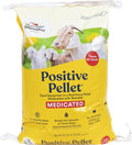 Manna Pro Positive Pellet Medicated Goat Dewormer Feed, 25 lb Bag