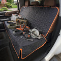 Heavy Duty Back Seat Cover for Truck , 100% Waterproof & Odor-Free Dog Seat Protector for F150 F250 Chevy Silverado Ram Sierra, Scratch-proof Eco-Friendly Back Seat Cover for Dogs, Kids, Tools & Gear