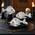 DR.DUDU 3 Pack Halloween Skeleton Decor Halloween Fish Tank Decorations