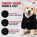 Tuff Pupper Dog Hoodie | Premium Quality Insulated Fabric | Ultra Soft Interior for Superior Comfort | Elastic Cuffs & D
