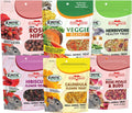 Exotic Nutrition Herbivore Treats 6 Pack - Healthy Assortment Small Animal Pet Treat - Squirrels, Guinea Pigs, Rabbits, 