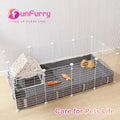 FunFurry Waterproof Guinea Pig Cage Liner,Washable Tarp Bottom Base,Cage Liners for Small Animals,Hamster Chinchilla Hed