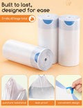 Meowant Cat Litter Bags for MW-SC10, 29.13" ×12.8",60PCS