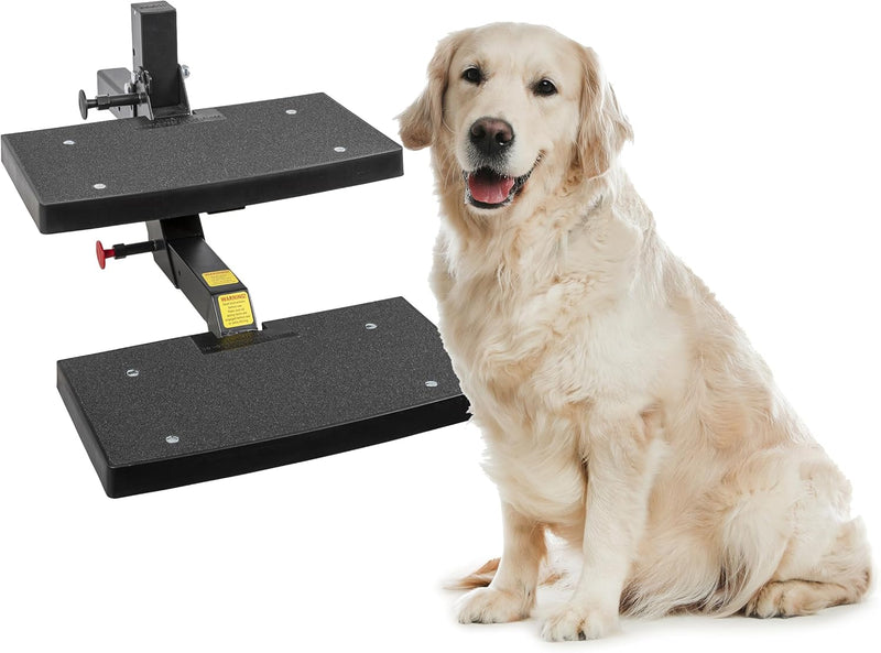 PetSafe Happy Ride PupSTEP HitchStep Dog Stairs, Folding Steps for Truck & SUV Hitches, For Medium to Large Dogs