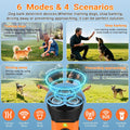 Dog Bark Deterrent Device,50FT Range Ultrasonic Dog Repeller,6 Training Modes&4 Using Scenarios Dog Whistle to Stop Bark