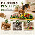 Snuffle Mat for Dogs Cats Puppies Rabbits, Tulip Floral 60x40cm