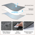 Bedsure Waterproof Blanket for Bed Soft Flannel Fleece,King 86"x108"