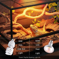 Reptile 100W Basking Spot Bulb & 10.0 24W UVA UVB Bulb Combo – Dual Pack Heat Lamp Bulbs for Reptiles & Amphibians, Heat