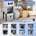 25 lbs Large Automatic Dog Feeder, 3 Adjustable Heights