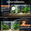 hygger Ultra Quiet Aquarium Air Pump, 2W Fish Tank Air Pump with Accessories, Powerful Oxygen Aerator Pump with Air Ston