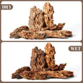 6.1-8.1 Inches Natural Dragon Stone, 6 PCS Large Aquarium Rocks for Aquascaping, Terrariums, Reptile Tanks & Aquarium Dé