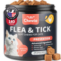 Flea Treatment for Cats - Daily Oral Cat Flea and Tick Treatment Chews - Chewable Kitten Flea Treatment - Soft Treats for All Breeds & Ages - Natural Chicken-Flavor Flea and Tick Supplement for Cats