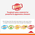Nylabone Textured Ring Power Chew Toy for Large Dogs, Durable Dog Toys for Aggressive Chewers, Strong Dog Chew Bones To Keep Them Busy, Flavor Medley, X-Large - 50+ lbs, 1 Count