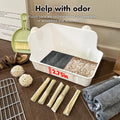RUBYHOME Rabbit Litter Box Bunny Litter Box Guinea Pig Potty Trainer Corner Bedding Pet Potty Pan for Rabbit Guinea Pig 